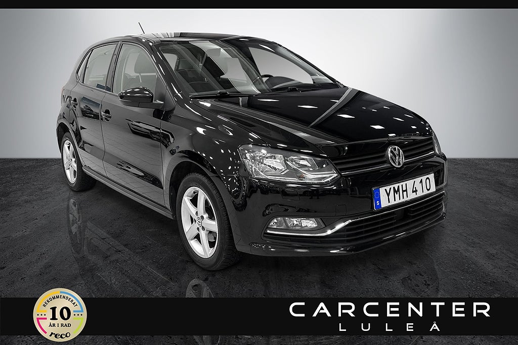 Volkswagen Polo 5-dörrar 1.2 TSI 90Hk BMT P-senorer/BT