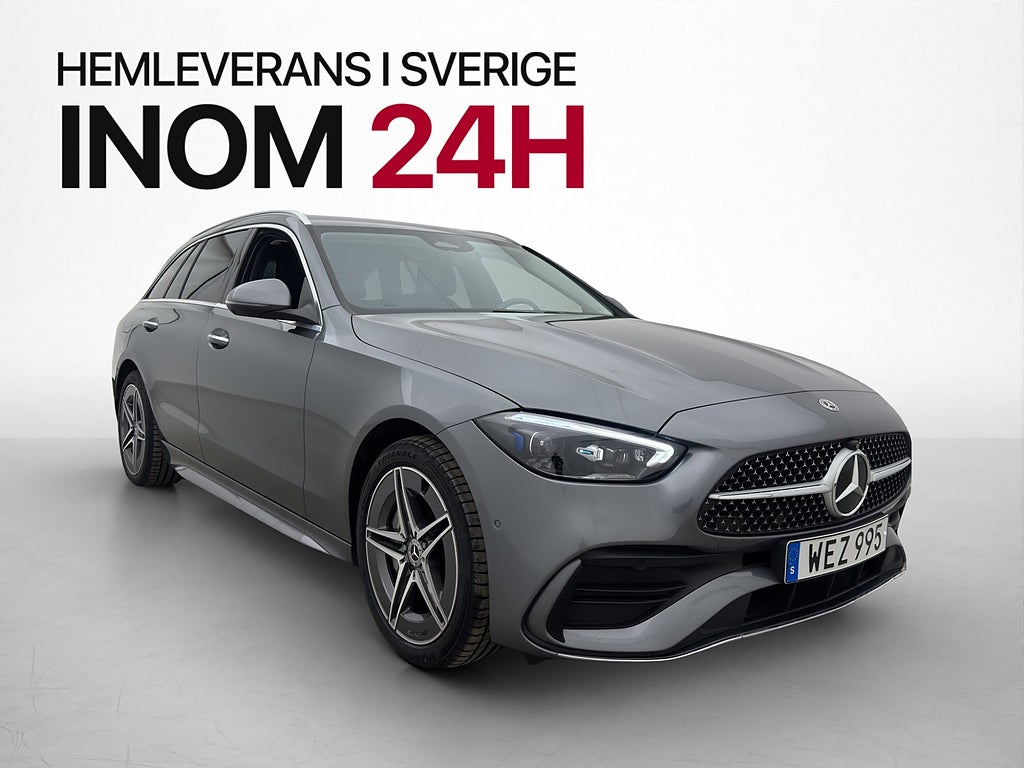 Mercedes-Benz C 300 T e 313hk AMG 360° Navi Dragkrok