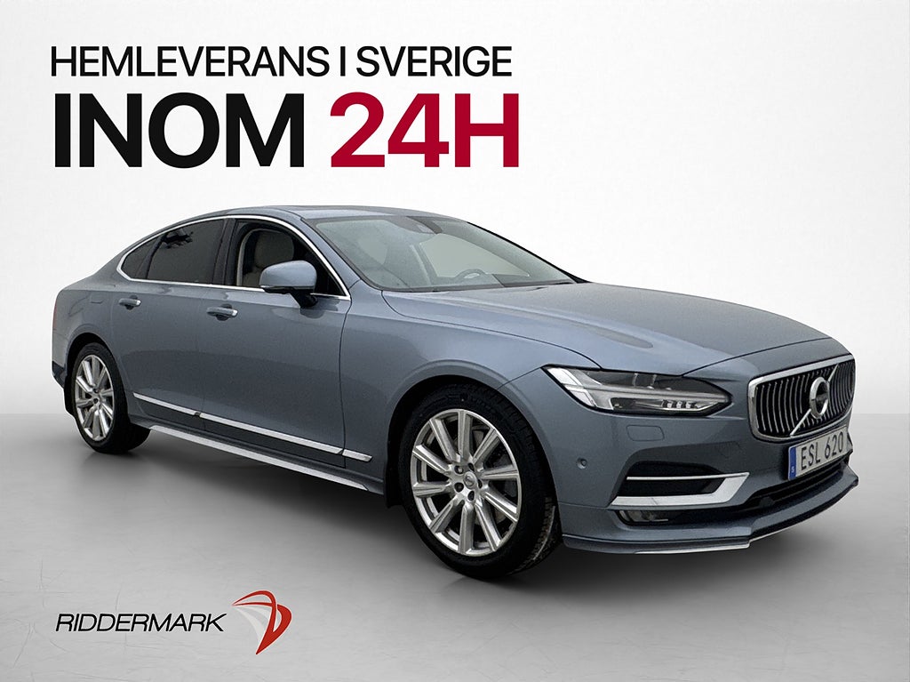 Volvo S90 T6 AWD Inscription B&W 360° HUD CarPlay Värmare