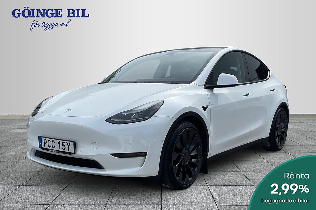 Tesla Model Y Performance 534hk AWD 21"/ Autopilot/ Premiuminteriör