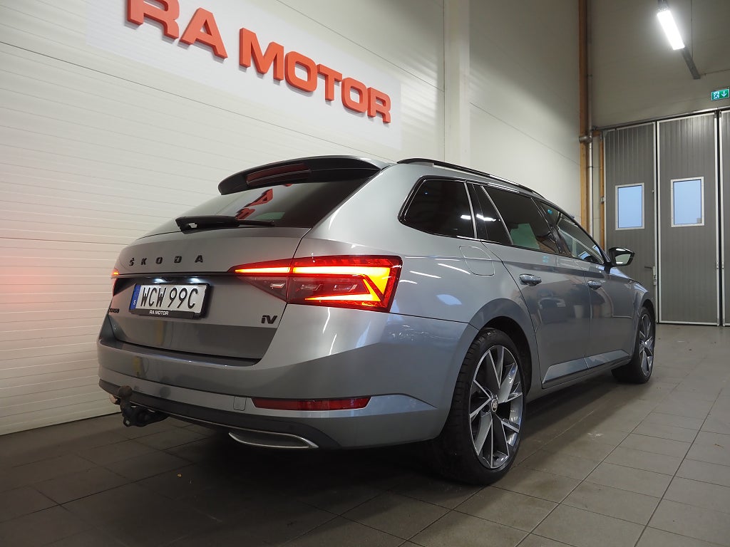 Skoda Superb iV 218hk  Sportline |Cockpit|Drag|Värmare| 2021