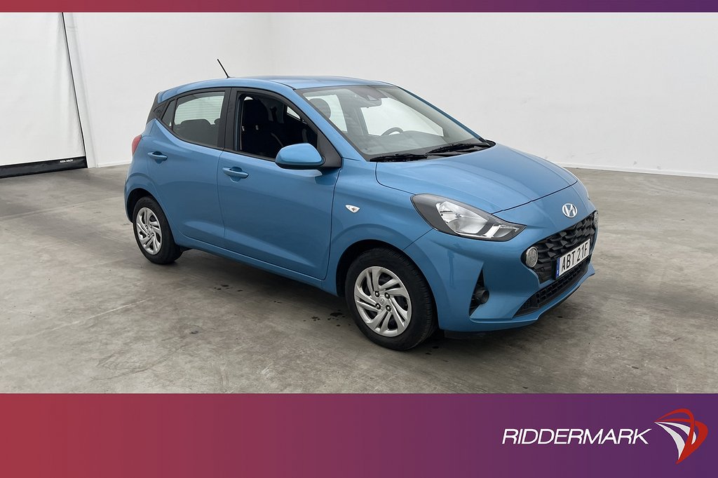 Hyundai i10 blue 67hk Essential En-Bruk Rattvärme