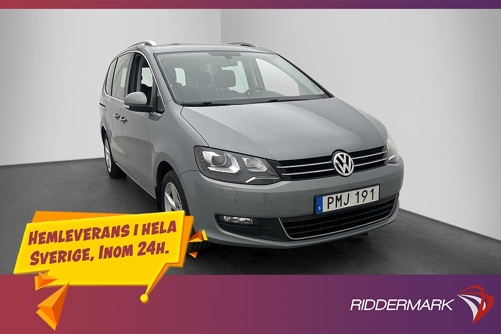 Volkswagen Sharan TDI 140hk Premium 7-Sits Kamera Värm Drag