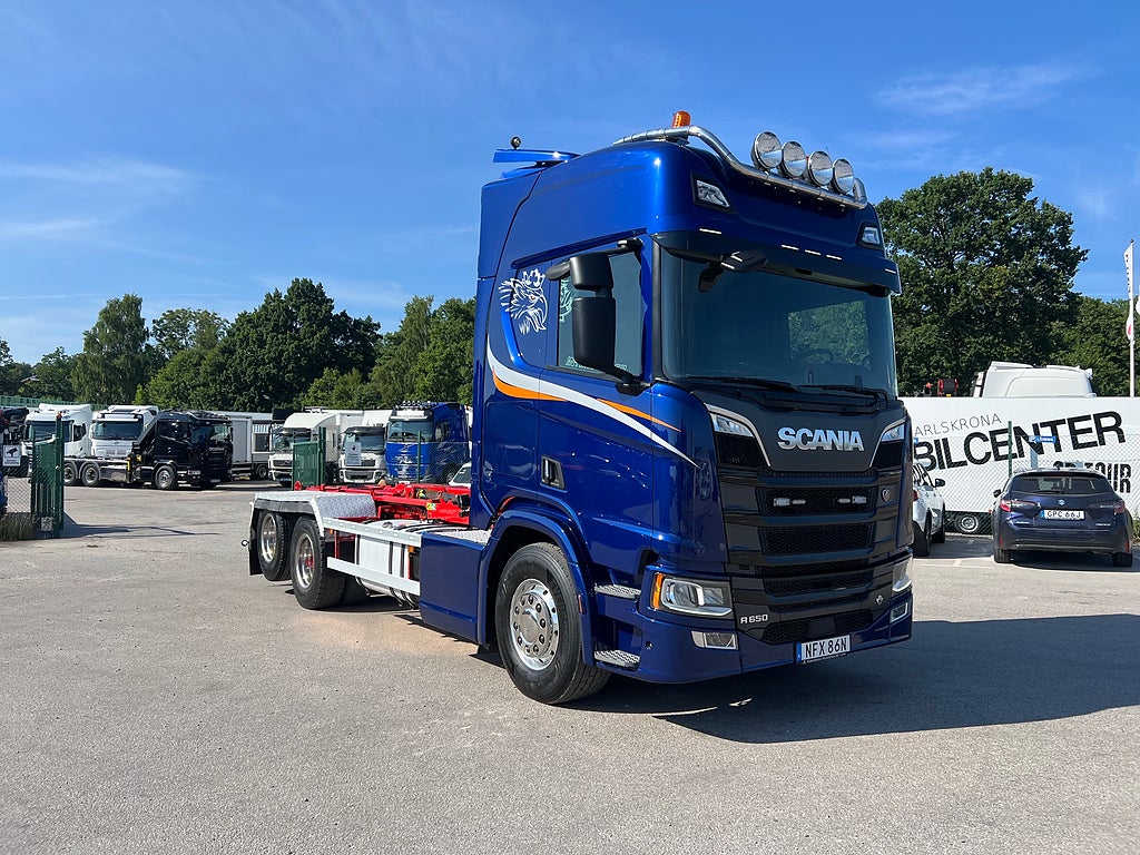 Scania R650 6x2 Lastväxlare, Euro 6
