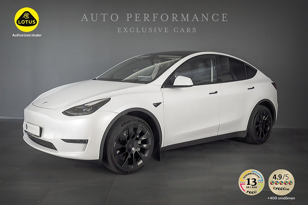 Tesla Model Y Long Range AWD Dragkrok / Hemleverans /