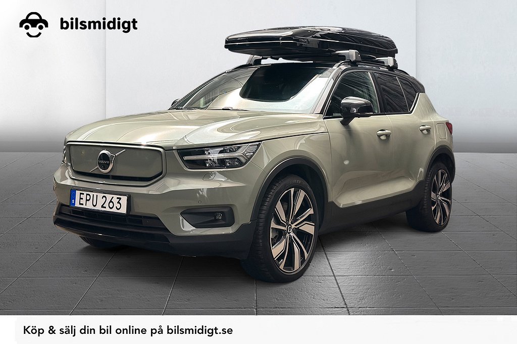 Volvo XC40 P8 AWD Recharge R-Design 360-Kam H/K Moms 408hk