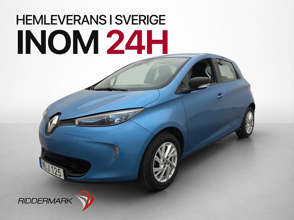 Renault Zoe R90 41 kWh 92hk FRIKÖPT BATTERI Sensorer