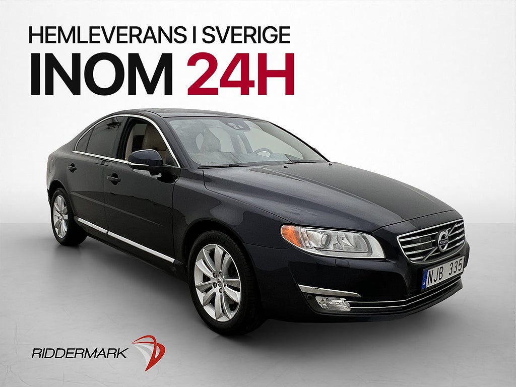 Volvo S80 T5 240hk Summum Taklucka Ventilerade-Stolar Drag