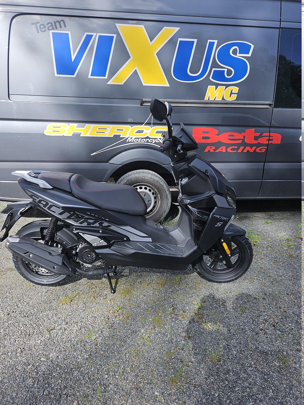 Sherco Scooter Factory Black Moon