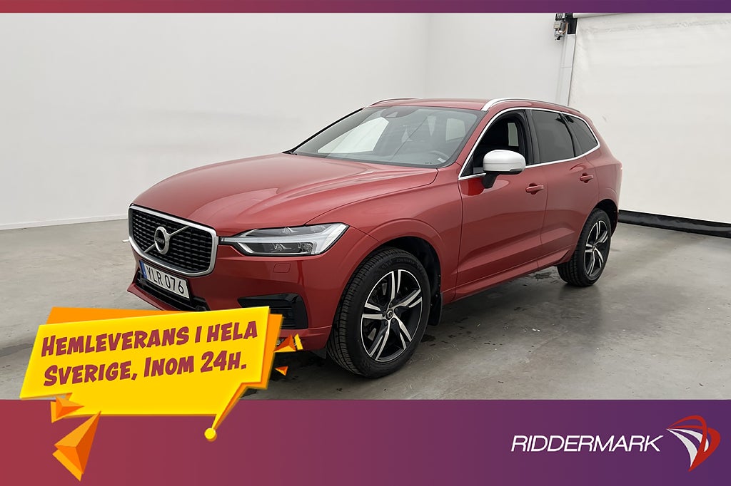 Volvo XC60 T5 AWD R-Design Värmare H/K Kamera CarPlay BLIS