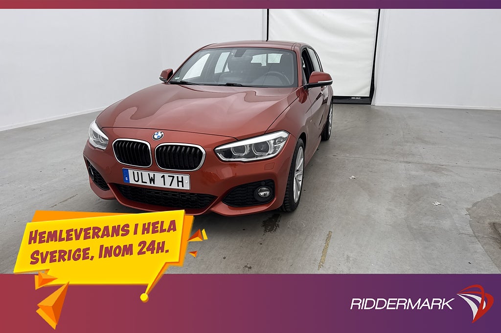 BMW 118 I 136hk M Sport P-Sensorer Skinn Farthållare Drag