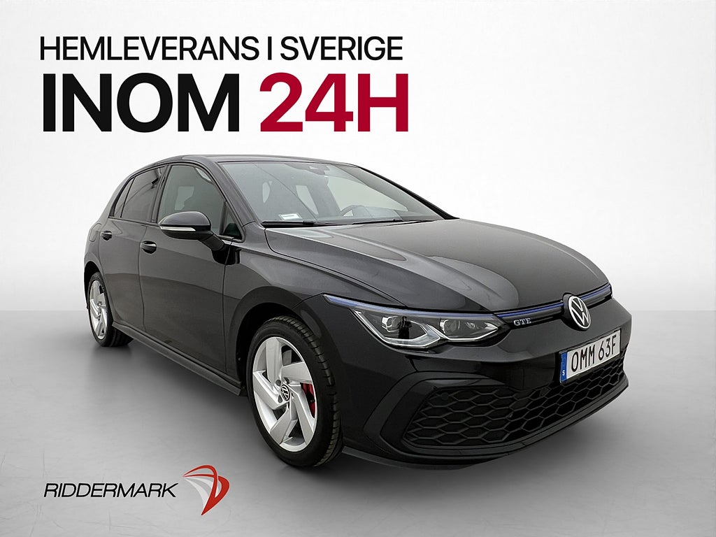 Volkswagen Golf GTE 245hk P-Sensorer Adapt-fart Cockpit MOMS