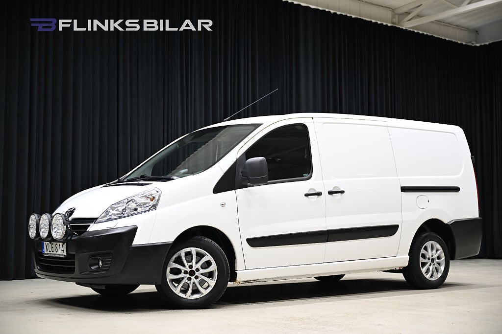Toyota Proace 2.0 D-4D 128HK Lång|Dubbeldörr|Dragkrok|Extraljus