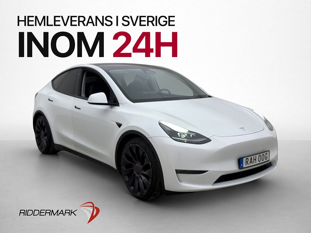 Tesla Model Y Performance AWD Svensksåld Autopilot MOMS Drag