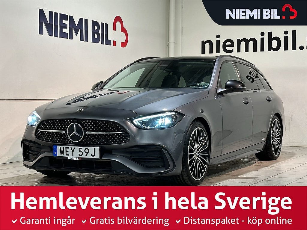 Mercedes-Benz C 220 T d AWD 9G AMG Pano/Burmester/Drag/SoV/MoK/Ad.Fhåll