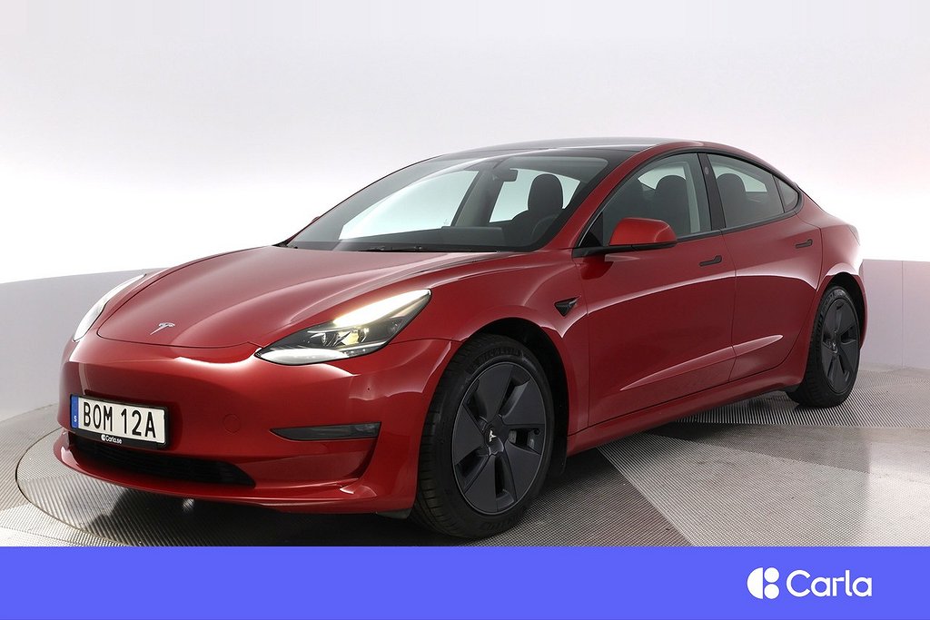 Tesla Model 3 Long Range AWD Refresh EAP Pano Drag V-Hjul