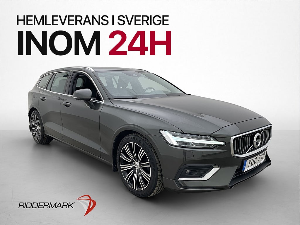 Volvo V60 D4 Inscription HUD Läder Värm 360° Navi BLIS Drag