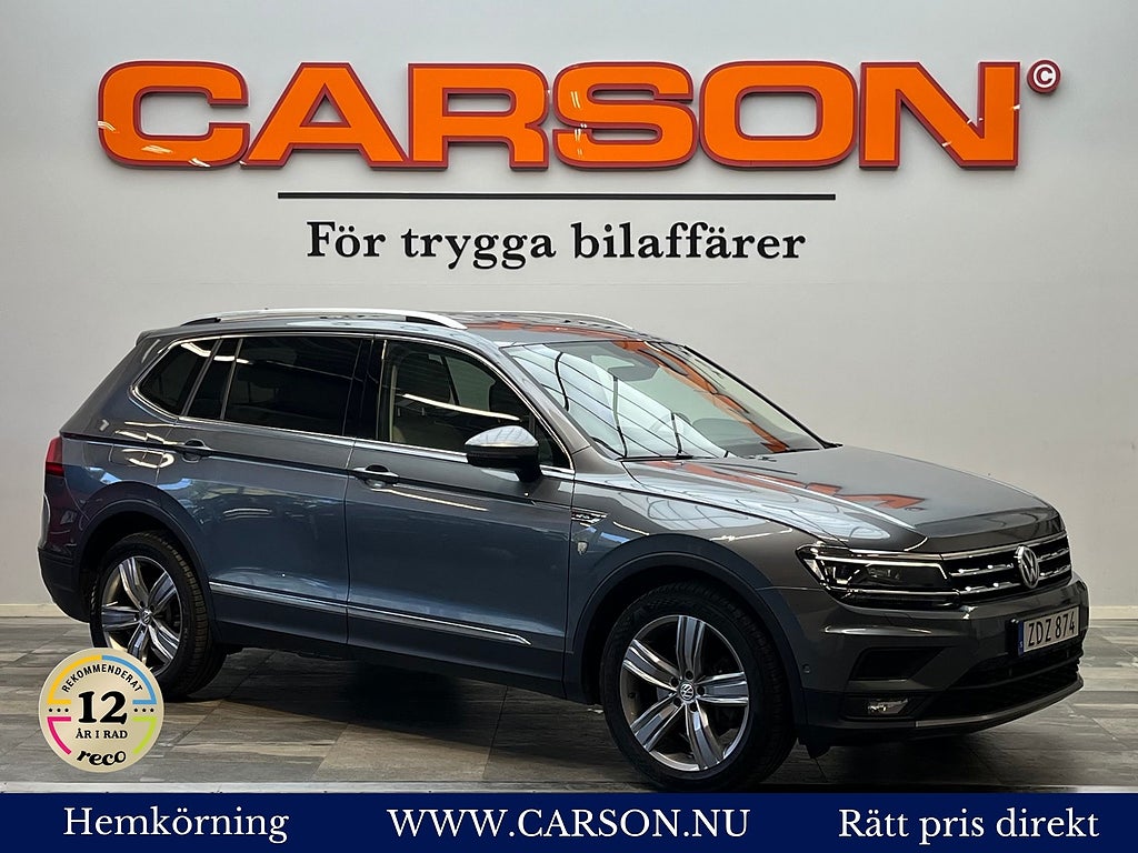 Volkswagen Tiguan Allspace 7-sits 2.0 TSI 4M Carplay Navi Värmare Drag
