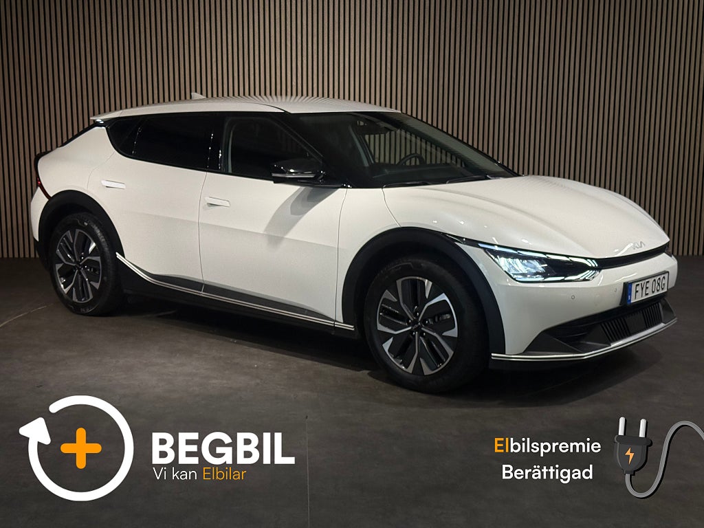 Kia EV6 77,4 kWh / Snabbladdning / Navi / Kamera / Carplay
