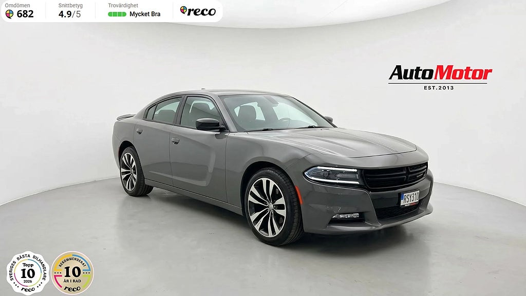 Dodge Charger GT 3.6 V6 4WD 309hk Taklucka/20"/Clean Carfax
