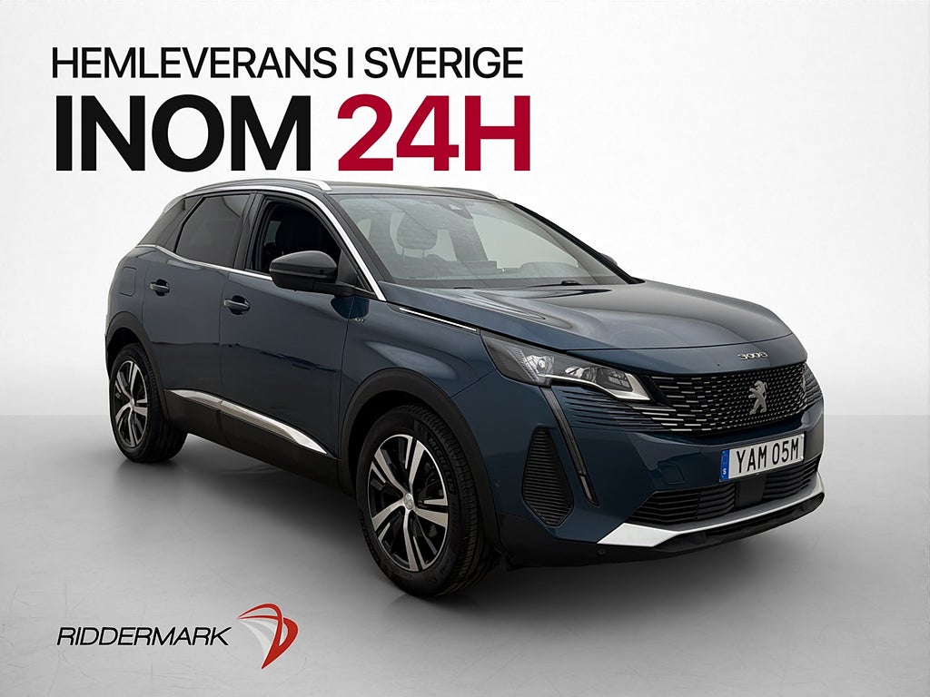 Peugeot 3008 1.2 GT Kamera CarPlay En-Brukare MOMS