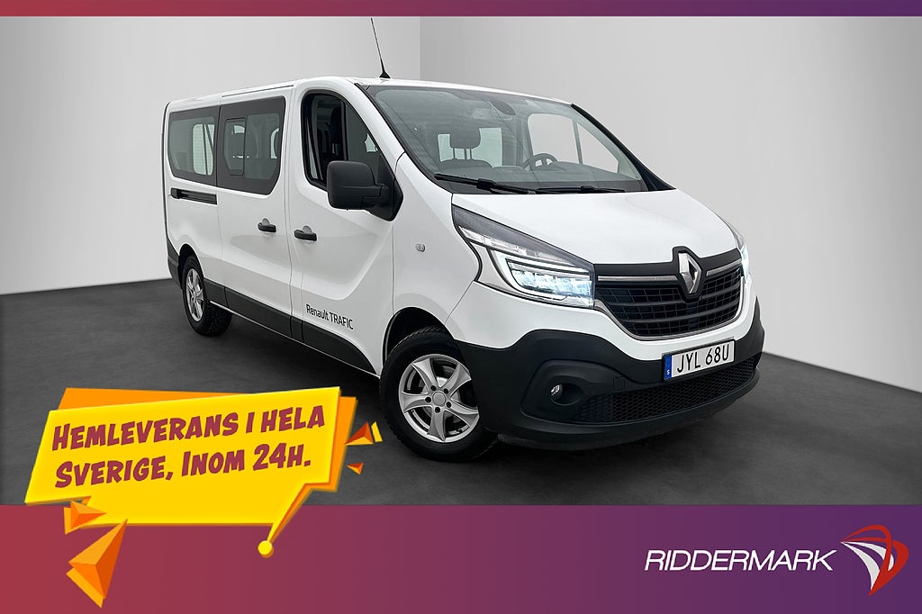 Renault Trafic Grand Kombi Lång 2.0dCi PDC Bluetooth 9-Sits