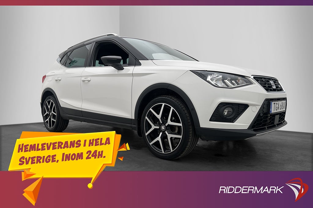 Seat Arona 1.0 TSI 115hk FR Sensorer Farthållare En-Brukare