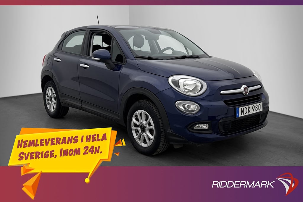 Fiat 500X 1.6 E.Torq PopStar Rattvärme Sensorer Farthållare