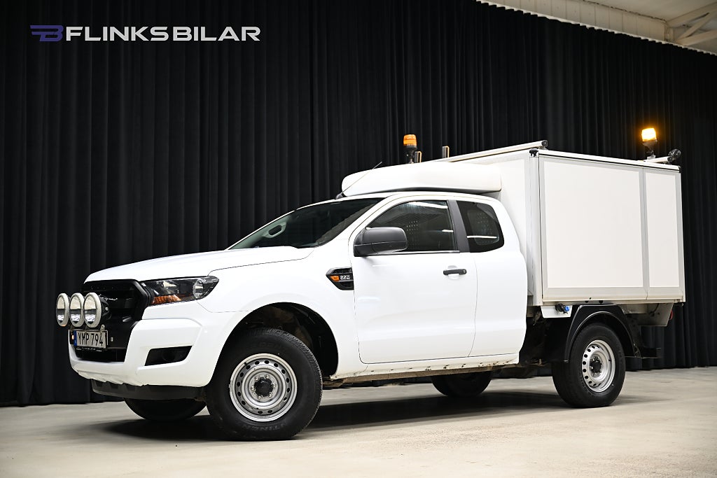 Ford Ranger 2.2 TDCi 4x4 160HK PåbyggtSkåp|Inredd|Leasbar|SeUTR!!