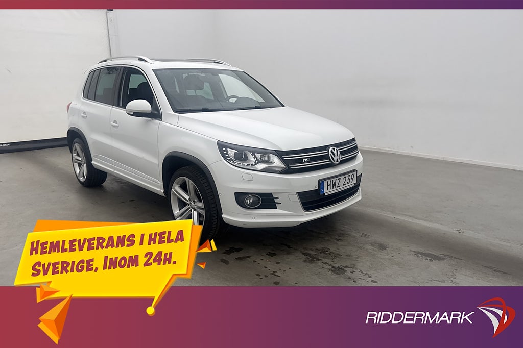 Volkswagen Tiguan 4M 184hk R-Line Panorama Kamera Värm Drag