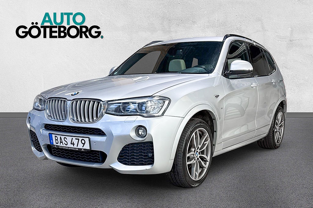BMW X3 xDrive35d 313HK Steptronic M Sport Pano Komplett Servicehistorik
