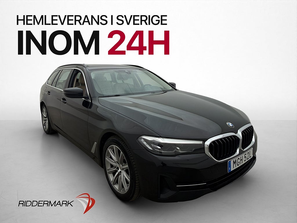 BMW 530e xDrive 292hk Drag Kamera CarPlay Skinn P-sensorer