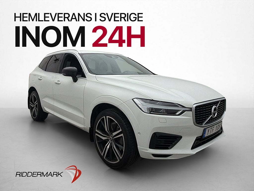 Volvo XC60 T8 AWD R-Design Pano 360° Drag VOC Navi Värm BLIS