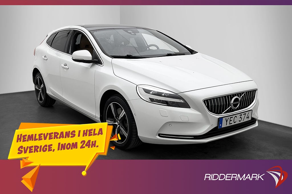 Volvo V40 D3 150hk Summum Kamera Panorama Skinn Navigator