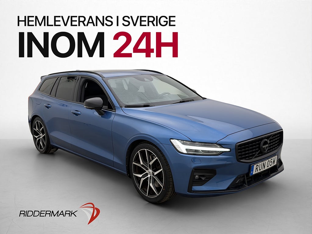 Volvo V60 T5 250hk R-Design Pano H/K HUD 360° Värmare Drag