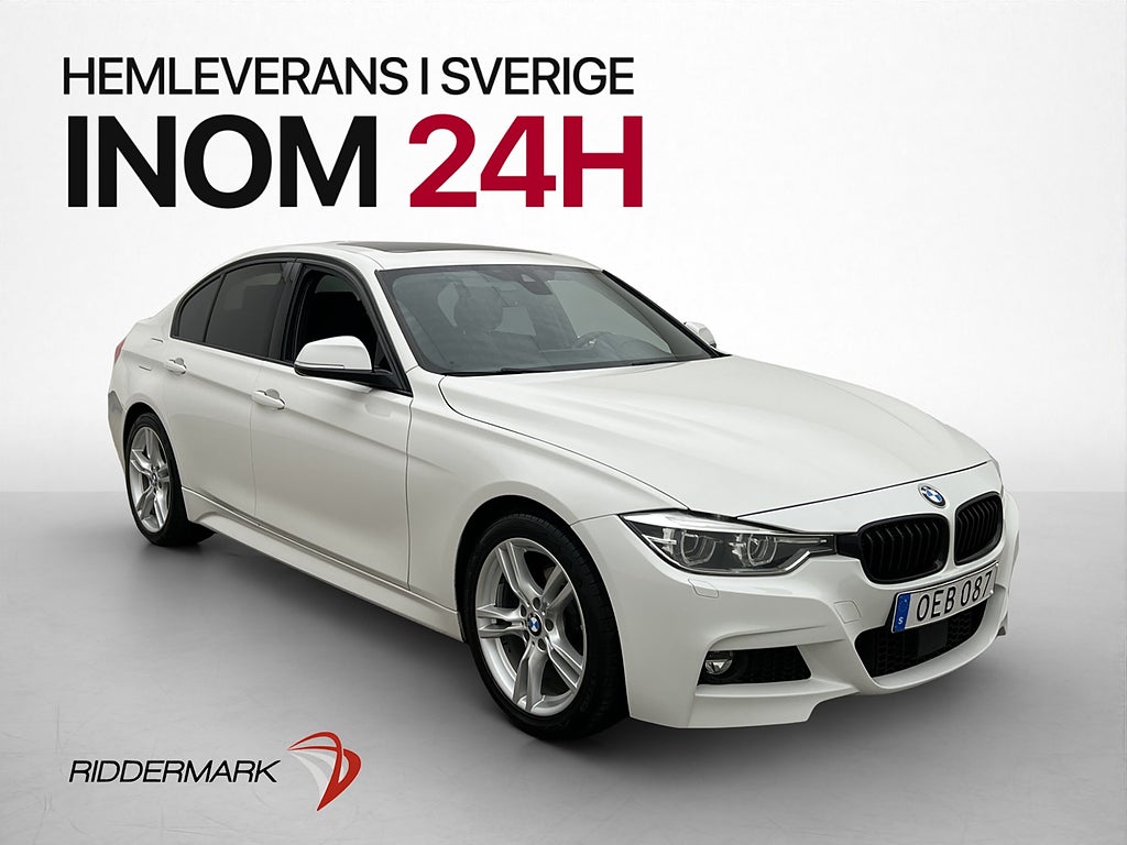 BMW 330e 252hk M Sport Pano H/K Navi Rattvärme Keyless PDC