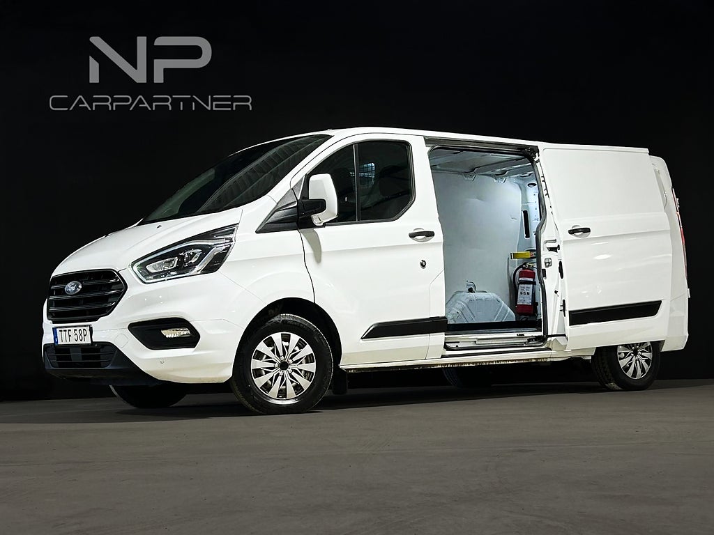 Ford transit Custom 300 2.0  |L2 LÅNG|2X SKJUTDÖRRAR|MOMS|P-VÄRMARE|