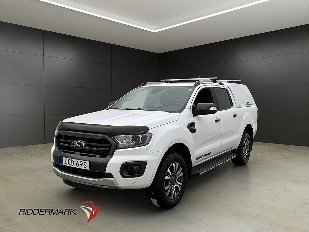 Ford Ranger Wildtrak 213hk 4x4 Värm V-Inredd Diff Kåpa Moms
