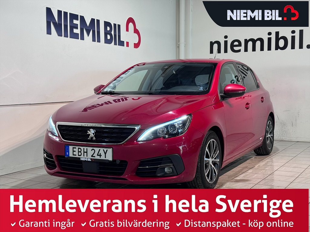 Peugeot 308 1.5 130 EAT Active 360° Psens Dvärm MoK S/V-hjul