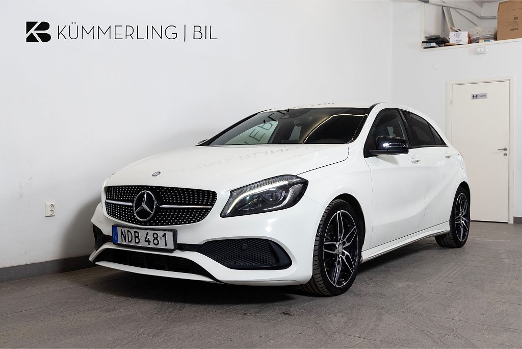 Mercedes-Benz A 180 d AMG Sport Euro 6 / M&K värmare/ Night 