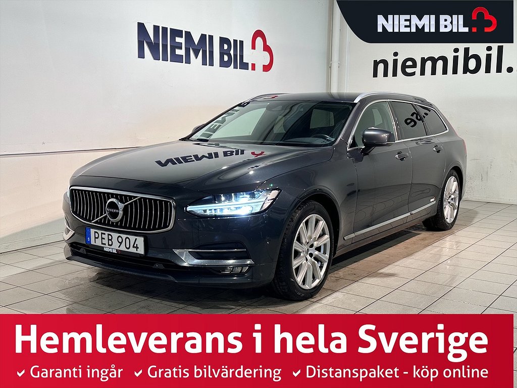 Volvo V90 D4 Inscription Drag Kamera Dvärm GPS VoC S/V-hjul