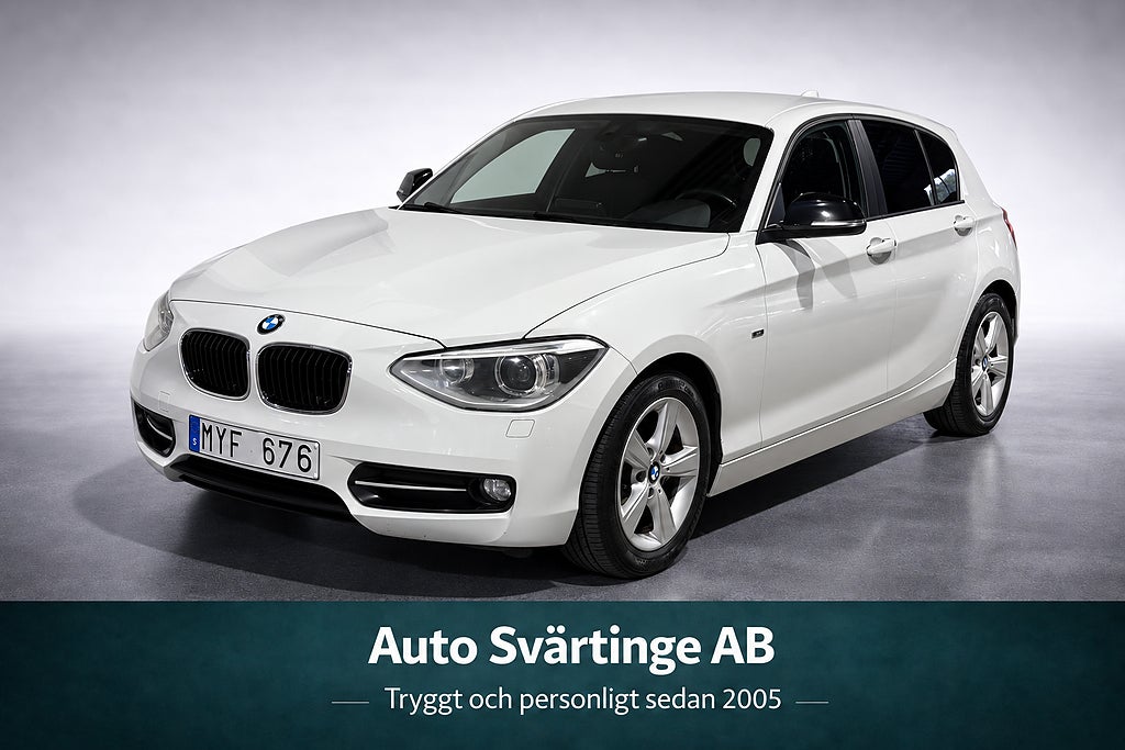 BMW 116 d 5-dörrars Sport line Euro 5 (S & V-däck)