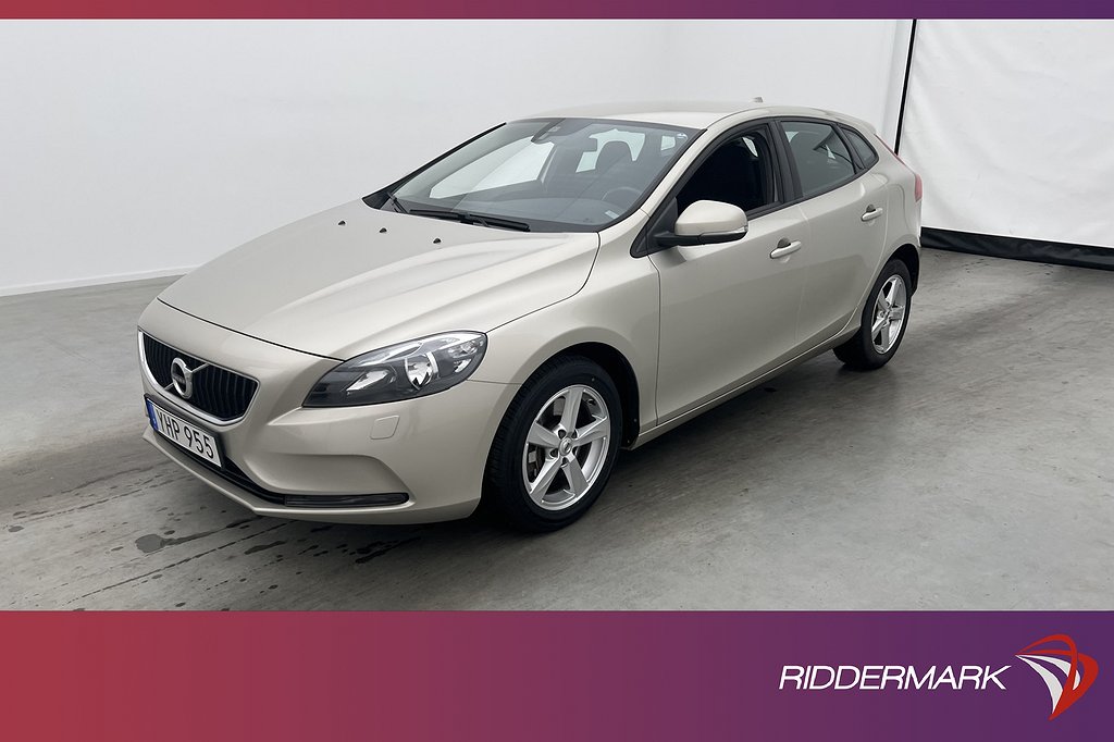 Volvo V40 D2 120hk Kinetic Värmare Kamera BT 0,38l/mil