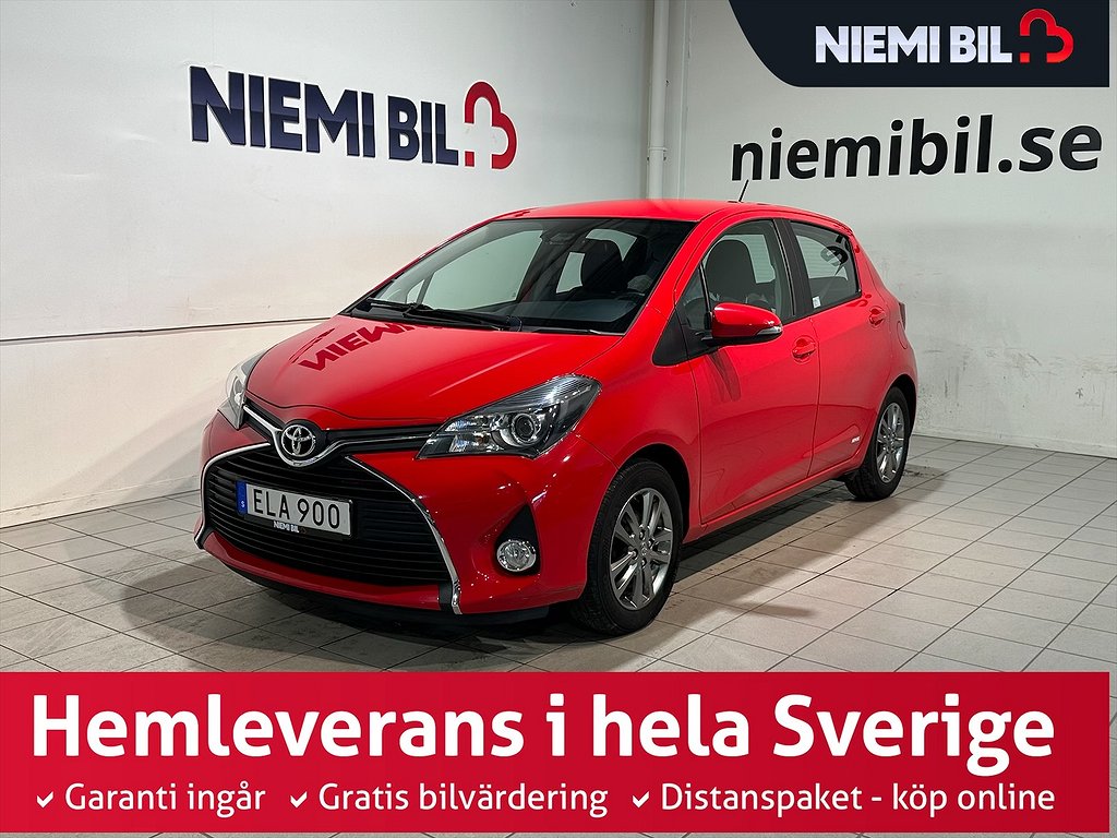 Toyota Yaris 5-dörrar 1.33 Active Kamera Kamkedja S/V-hjul