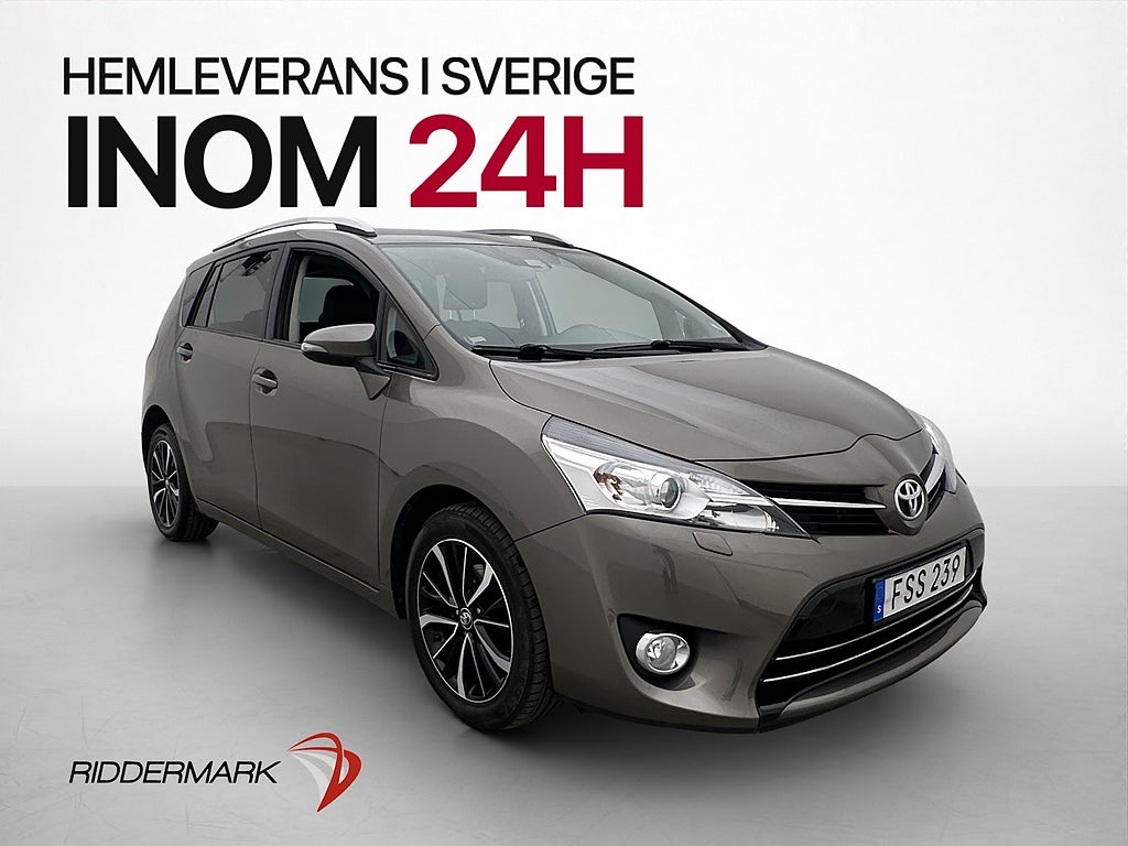 Toyota Verso 1.8 Intense Edition 7-Sits Kamera Halvskinn
