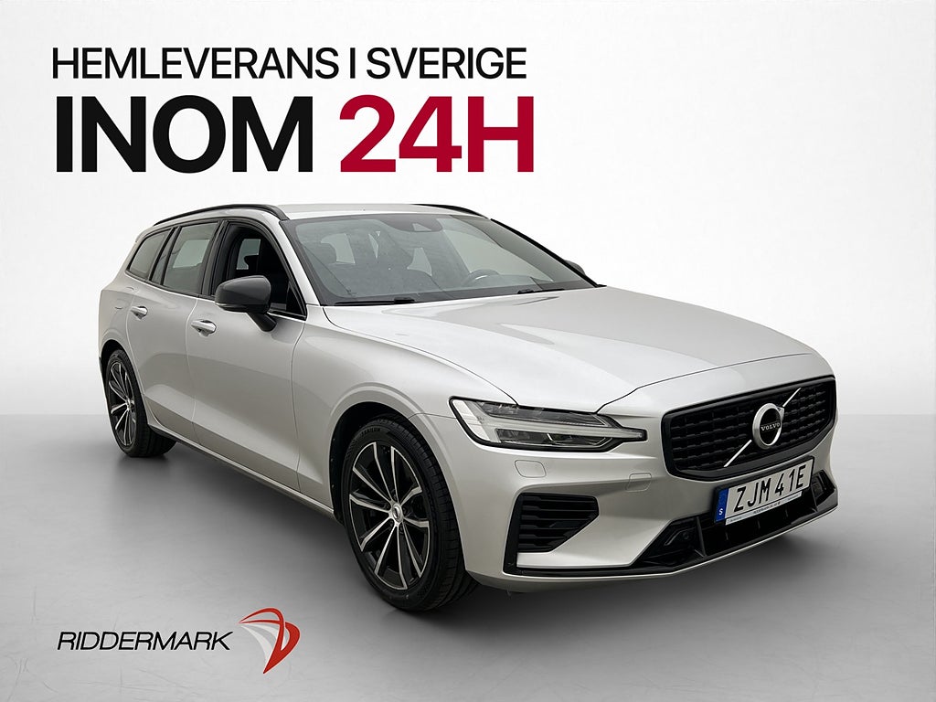 Volvo V60 T8 392hk AWD R-Design Kamera Värmare Drag