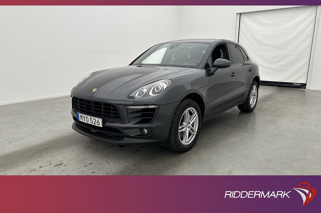 Porsche Macan S PDK 340hk Kamera Navi Skinn 14-Vägs-Stolar