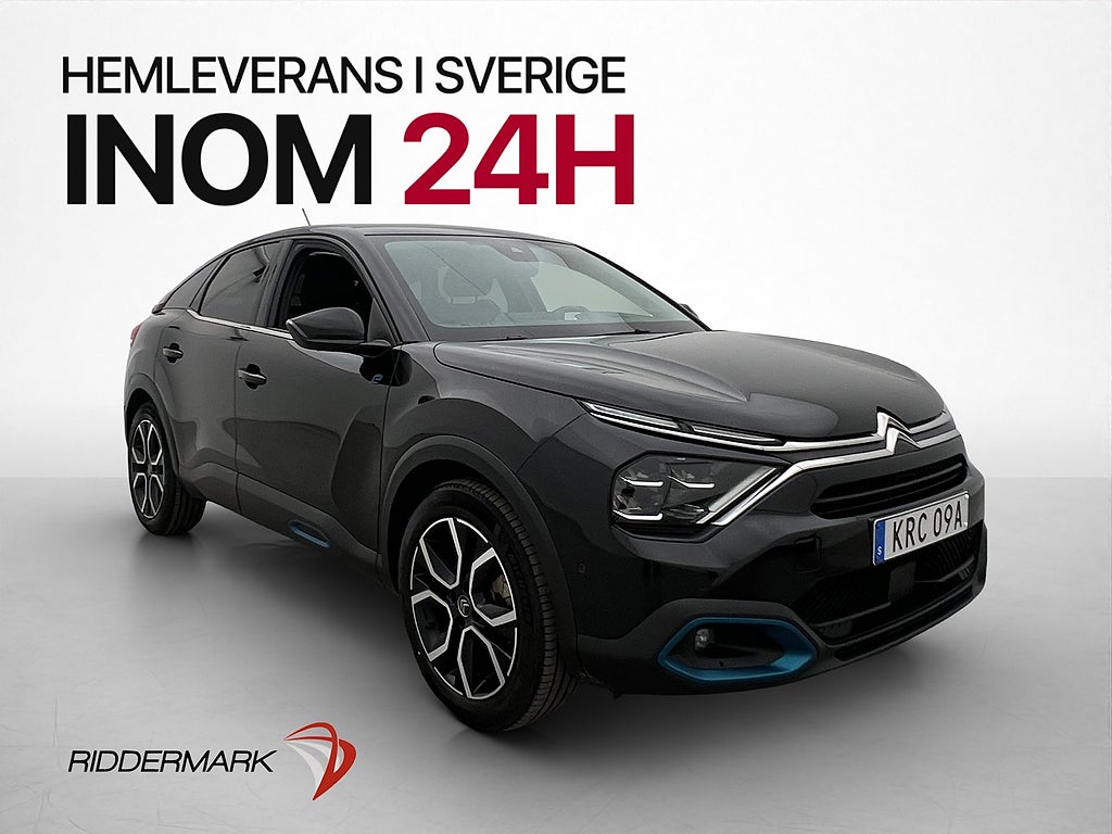 Citroën e-C4 136hk Shine HUD Kamera Rattvärm CarPlay