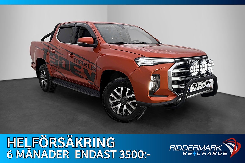 Maxus T90 EV 88.5 kWh 180hk B-Kamera Skinn CARPLAY Moms