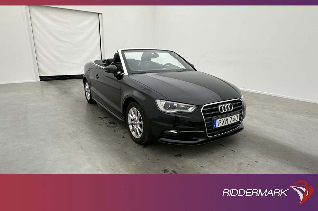 Audi A3 Cabriolet 2.0 TDI 150hk Sport Sensorer 0,46L/mil